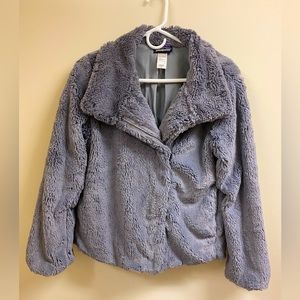 Women’s size small Patagonia gray fur coat